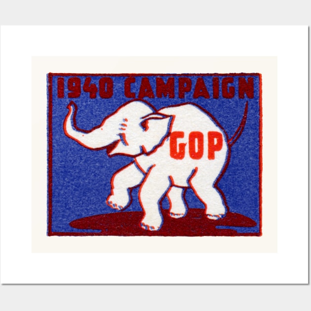 Vote Republican in 1940 Wall Art by historicimage